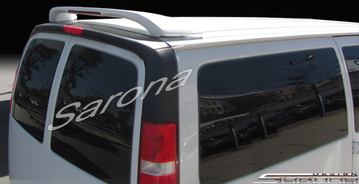 Custom Chevy Express Van  All Styles Roof Wing (1996 - 2024) - $299.00 (Part #CH-053-RW)